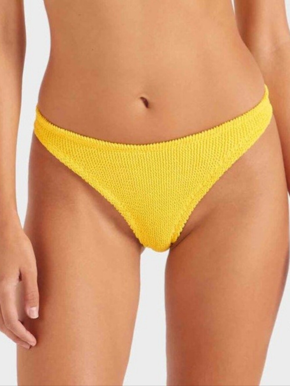 NWT Hunza G Jean Bikini Bottom In Sunflower One Size